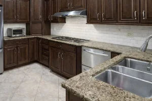 A kitchen remodel featuring new countertops in Loganton, PA