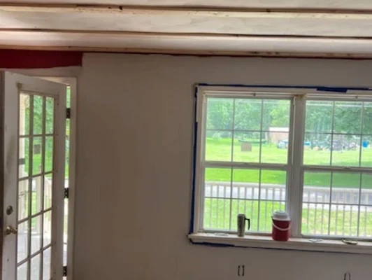 Interior painting services in a residential home in Delaware County, PA